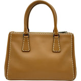 プラダ PRADA ガレリア ハンドバッグ BN2863 キャメル シルバー金具 レザー レディース ショルダーバッグ