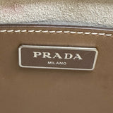 プラダ PRADA ガレリア ハンドバッグ BN2863 キャメル シルバー金具 レザー レディース ショルダーバッグ