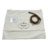 プラダ PRADA ガレリア ハンドバッグ BN2863 キャメル シルバー金具 レザー レディース ショルダーバッグ
