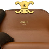 セリーヌ CELINE スモールフラップウォレット 10D782 ブラウン トリオンフキャンバス レディース 三つ折り財布