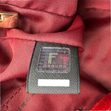 フェンディ FENDI ズッキーノ ハンドバッグ 8BR444 ベージュ/レッド キャンバス/レザー レディース ハンドバッグ