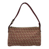 フェンディ FENDI ズッキーノ ハンドバッグ 8BR444 ベージュ/レッド キャンバス/レザー レディース ハンドバッグ