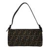 フェンディ FENDI ズッカ ハンドバッグ 8BR042 ブラウン キャンバス/レザー レディース ハンドバッグ