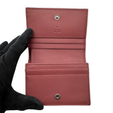 グッチ GUCCI GGブルームス コンパクトウォレット 453176 ベージュ GGスプリーム/レザー レディース 二つ折り財布