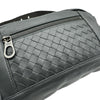 ボッテガ・ヴェネタ BOTTEGA VENETA イントレチャート ウエストバッグ 368899 グレー レザー メンズ ボディバッグ