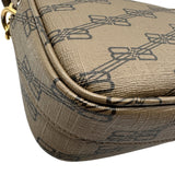 バレンシアガ BALENCIAGA シグネチャー スモールカメラバッグ 702701 ベージュ ゴールド金具 コーティングキャンバス レディース ショルダーバッグ