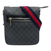 グッチ GUCCI GGスプリーム ショルダーバッグ 792082 ブラック GGスプリーム/レザー メンズ ショルダーバッグ