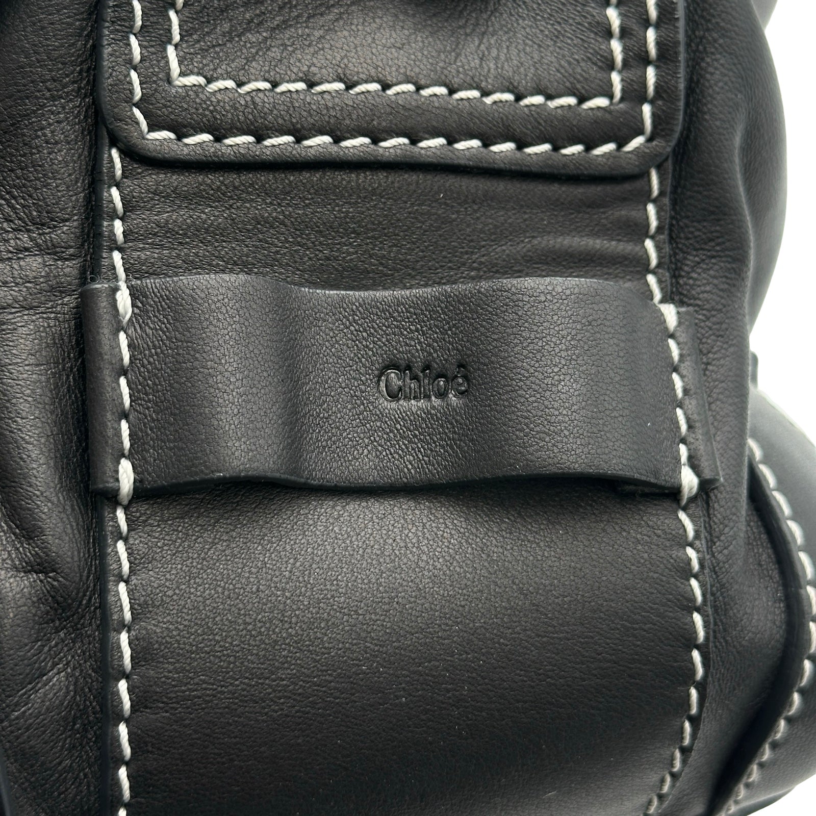 クロエ Chloe ミニ ボストンバッグ ブラック レザー レディース