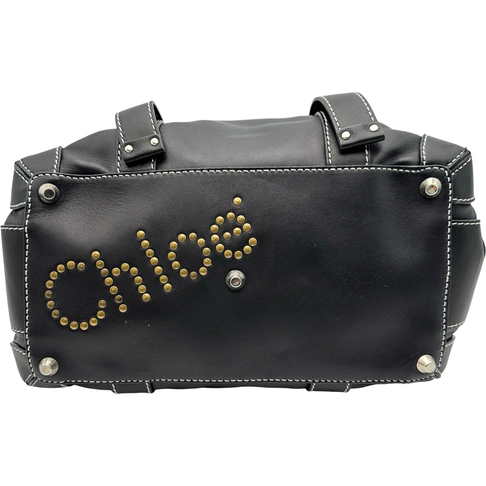 クロエ Chloe ミニ ボストンバッグ ブラック レザー レディース