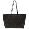 フェンディ FENDI ズッカ トートバッグ 8BH185 ブラック PVC レディース トートバッグ