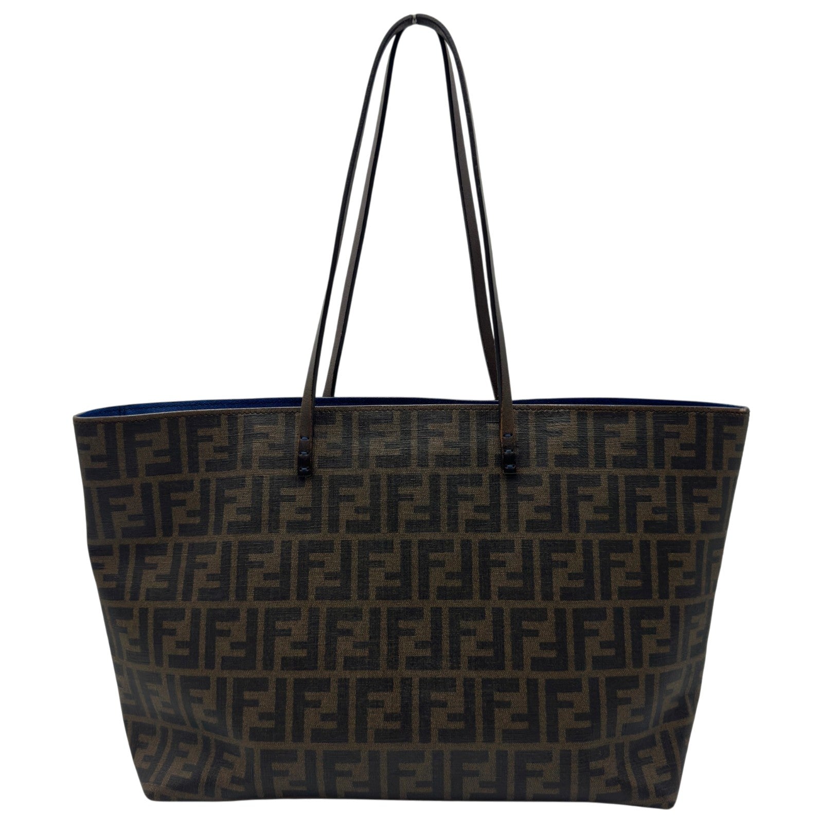 フェンディ FENDI ズッカ トートバッグ 8BH185 ブラック PVC