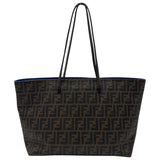フェンディ FENDI ズッカ トートバッグ 8BH185 ブラック PVC レディース トートバッグ
