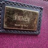 フェンディ FENDI ズッカ トートバッグ 8BH198 ブラウン PVC/レザー レディース トートバッグ