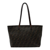 フェンディ FENDI ズッカ トートバッグ 8BH198 ブラウン PVC/レザー レディース トートバッグ