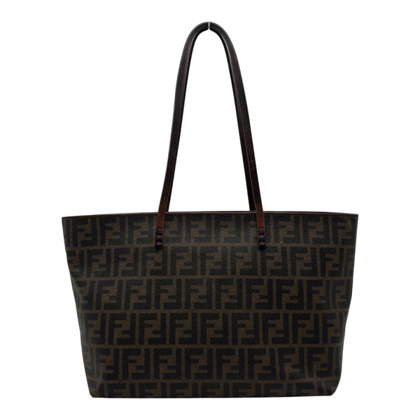 FENDI フェンディ8BH198 00G87 F0QT2 ズッカ柄トートバッグ フェンディ FENDI ズッカ トートバッグ 8BH198 ブラウン PVC/レザー