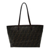 フェンディ FENDI ズッカ トートバッグ 8BH198 ブラウン PVC/レザー レディース トートバッグ