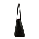 フェンディ FENDI ズッカ トートバッグ 8BH198 ブラウン PVC/レザー レディース トートバッグ