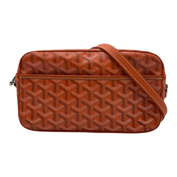 【良品】GOYARD ゴヤール カップヴェールPM ショルダーバッグ レッド系 ゴヤール GOYARD カップヴェールPM オレンジ ゴヤールディンキャンバス