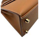 エルメス HERMES ケリー25 外縫い G刻 ゴールド ゴールド金具 エプソン レディース ショルダーバッグ