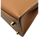 エルメス HERMES ケリー25 外縫い G刻 ゴールド ゴールド金具 エプソン レディース ショルダーバッグ