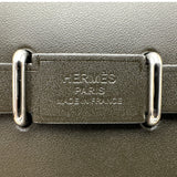 エルメス HERMES エールバッグジップ20 G刻 ヴェールロデン シルバー金具 トワル/ハンター レディース ショルダーバッグ