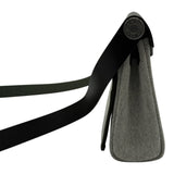 エルメス HERMES エールバッグジップ20 G刻 ヴェールロデン シルバー金具 トワル/ハンター レディース ショルダーバッグ