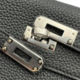 エルメス HERMES ケリー25 内縫い G刻印（2026年製） ブラック シルバー金具 トゴ レディース ハンドバッグ