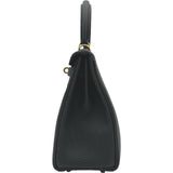エルメス HERMES ケリー25 内縫い G刻印 ブラック ゴールド金具 シェーブル レディース ハンドバッグ ショルダーバッグ