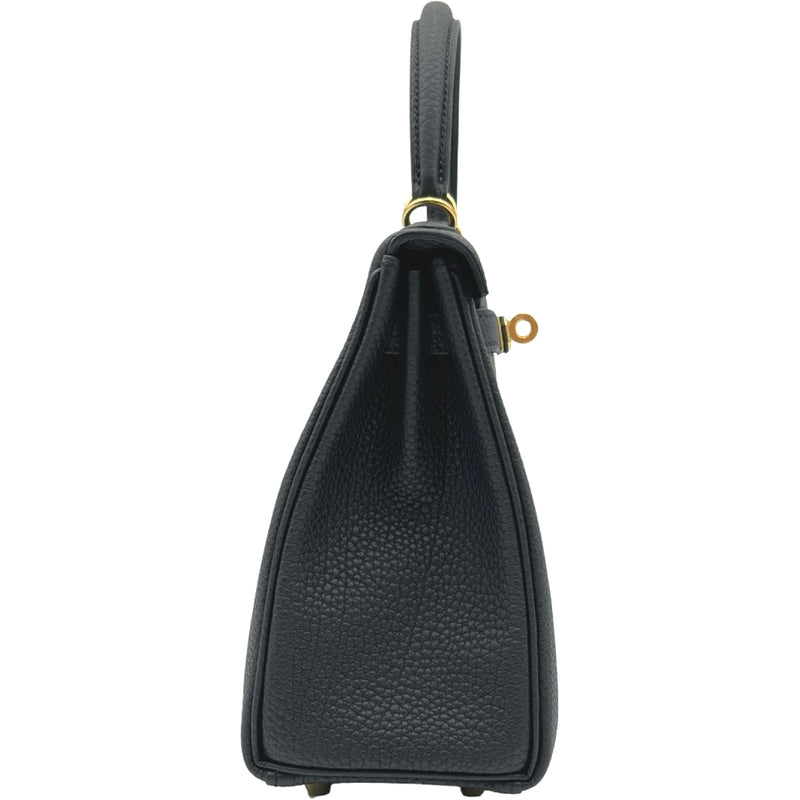 ア*ソ様 HERMES ケリー ハンドバッグ ブラック エルメス HERMES ケリー25 内縫い G刻印 ブラック ゴールド金具