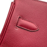 エルメス HERMES バーキン30 X刻印 ルージュカザック シルバー金具 エプソン レディース ハンドバッグ