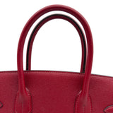 エルメス HERMES バーキン30 X刻印 ルージュカザック シルバー金具 エプソン レディース ハンドバッグ