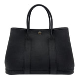 エルメス HERMES ガーデンパーティTPM W刻 ブラック シルバー金具 ネゴンダ レディース トートバッグ