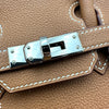 エルメス HERMES バーキン25 W刻印 ゴールド シルバー金具 トゴ レディース ハンドバッグ