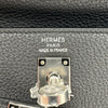 エルメス HERMES ケリー25 内縫い K刻印 ブラック シルバー金具 トゴ レディース ハンドバッグ