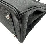 エルメス HERMES バーキン30 K刻 ブラック シルバー金具 トゴ レディース ハンドバッグ