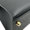 エルメス HERMES ケリー28 外縫い U刻印　(2022年製) ブラック ゴールド金具 エプソン レディース ハンドバッグ