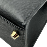 エルメス HERMES ケリー28 外縫い U刻印　(2022年製) ブラック ゴールド金具 エプソン レディース ハンドバッグ