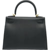 エルメス HERMES ケリー28 外縫い U刻印　(2022年製) ブラック ゴールド金具 エプソン レディース ハンドバッグ