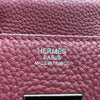 エルメス HERMES バーキン30 □O刻 トスカ シルバー金具 トゴ レディース ハンドバッグ