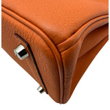 エルメス HERMES バーキン25 K刻 フー シルバー金具 トゴ レディース ハンドバッグ