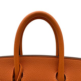 エルメス HERMES バーキン25 K刻 フー シルバー金具 トゴ レディース ハンドバッグ