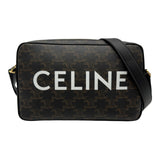 セリーヌ CELINE ミディアム メッセンジャーバッグ 194502 ブラック トリオンフキャンバス メンズ メッセンジャーバッグ