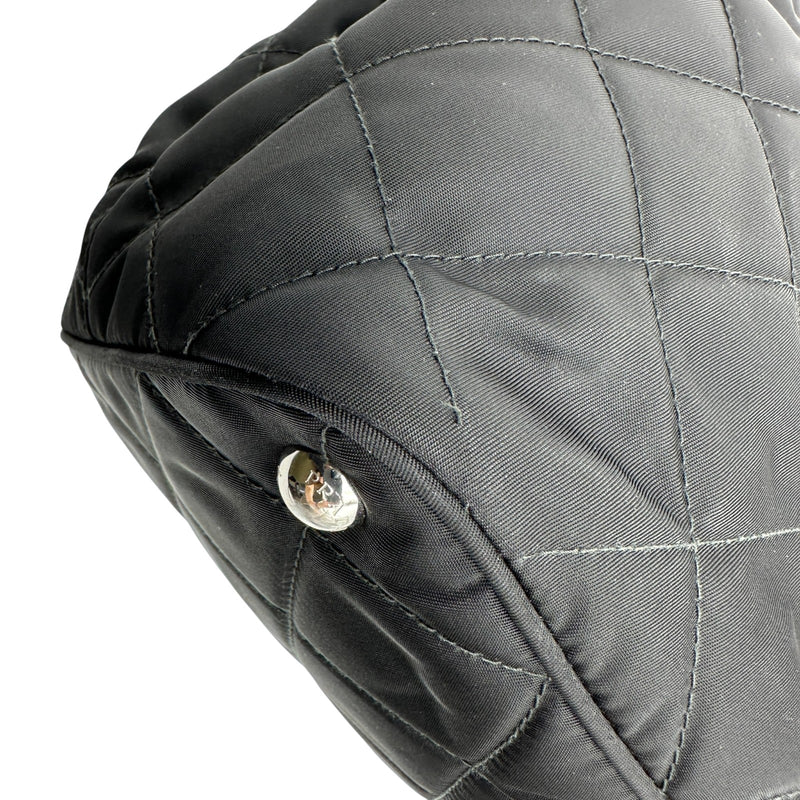 プラダ PRADA インプントゥ チェーントートバッグ 1BG740 ブラック