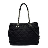 プラダ PRADA インプントゥ チェーントートバッグ 1BG740 ブラック テスートナイロン レディース トートバッグ