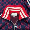 グッチ GUCCI GG総柄 トラックジャケット 496919 ネイビー コットン メンズ ジャージ
