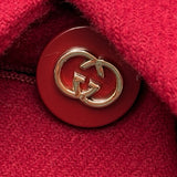 グッチ GUCCI ホースビットデザイン GGボタンウールコート 842516 レッド ウール レディース その他アウター