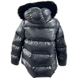 モンクレール MONCLER LAICHE ダウンジャケット ブラック ナイロン レディース ダウンジャケット