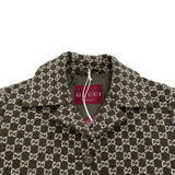 グッチ GUCCI GG総柄ブークレシングルジャケット 835539 カーキ コットン レディース その他アウター