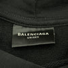 バレンシアガ BALENCIAGA トップリーグラウンド フーディ 767885 ブラック コットン メンズ パーカー