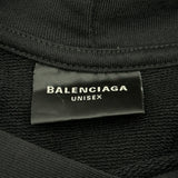 バレンシアガ BALENCIAGA トップリーグラウンド フーディ 767885 ブラック コットン メンズ パーカー